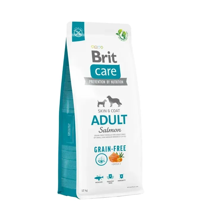 Cухий корм для собак Brit Care Grain-free Adult 12 кг - лосось