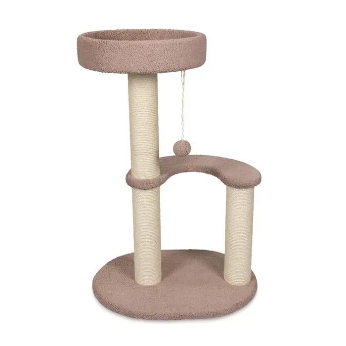 Pet Fun Затишок кігтеточка-комплекс для котів 45х58,5х87,5 см - бежевий