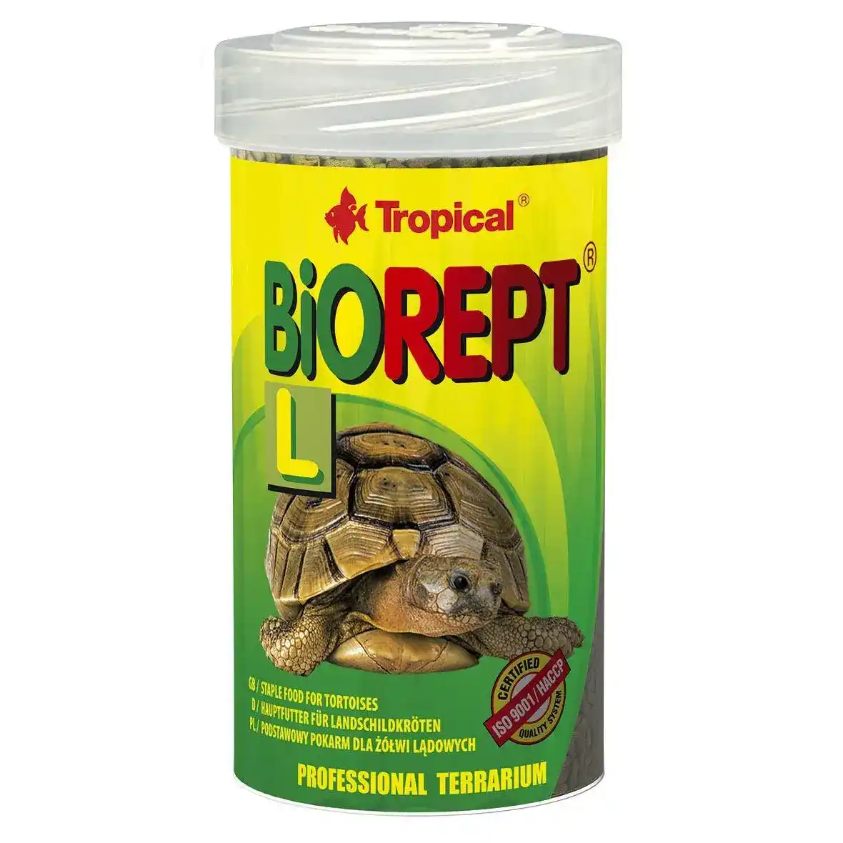 Tropical Biorept L - основний корм для суходільних черепах, палички