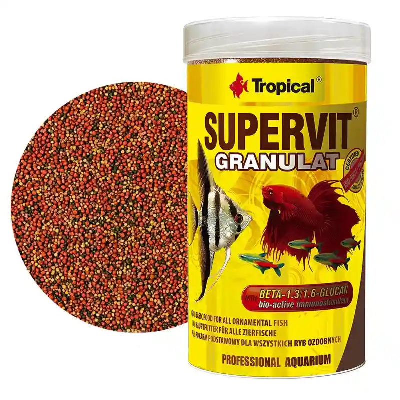 Tropical Supervit Granulat - високопоживний корм для всіх видів риб, гранули