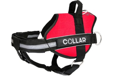 Collar DogExtremе Police Шлея для собак, червона