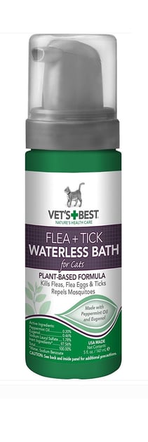 Vets Best Flea And Tick Waterless Bath Foam Миюча піна від бліх, кліщів і москітів для котів