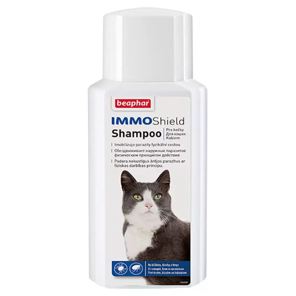 Beaphar IMMO Shield Shampoo Шампунь від паразитів для котів
