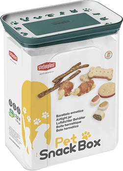 Stefanplast Pet Snack Box Контейнер для ласощів, смарагдовий