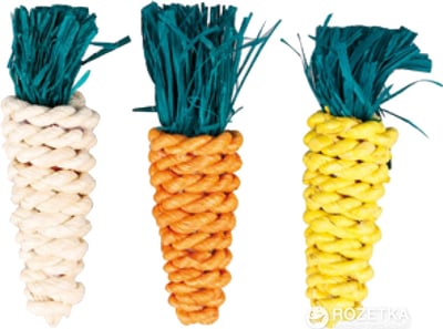 Flamingo Small Carrots Набір соломяних іграшок для гризунів