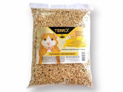 TerriX Буковий наповнювач для гризунів, середній