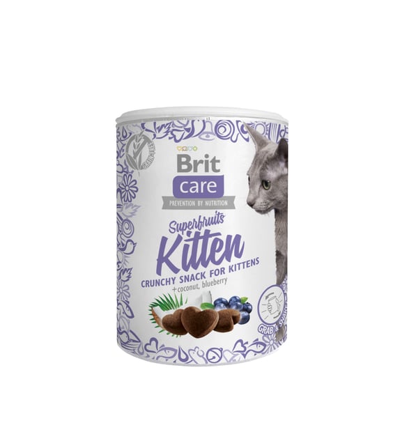 Brit Care Cat Snack Superfruits Ласощі для кошенят