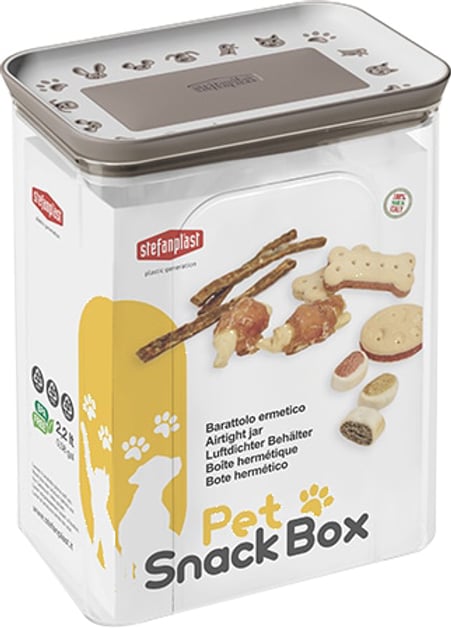 Stefanplast Pet Snack Box Контейнер для ласощів, бежевий