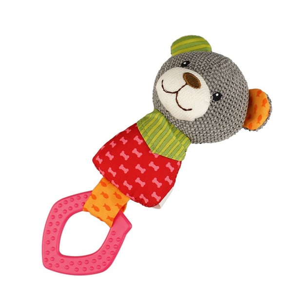 Barksi Puppy Special Ведмежатко з гризунцем і пискавкою для цуценят