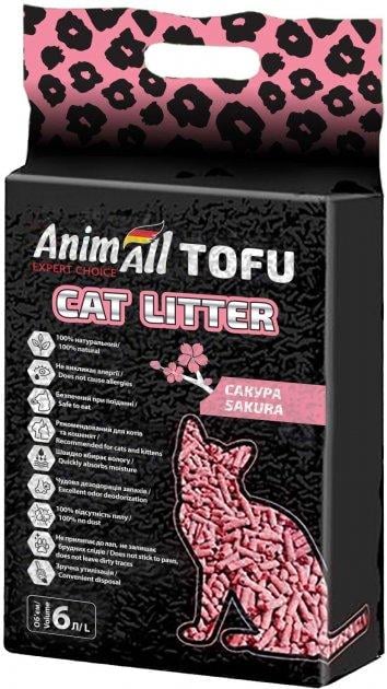 AnimAll Tofu Наповнювач соєвий, з ароматом сакури