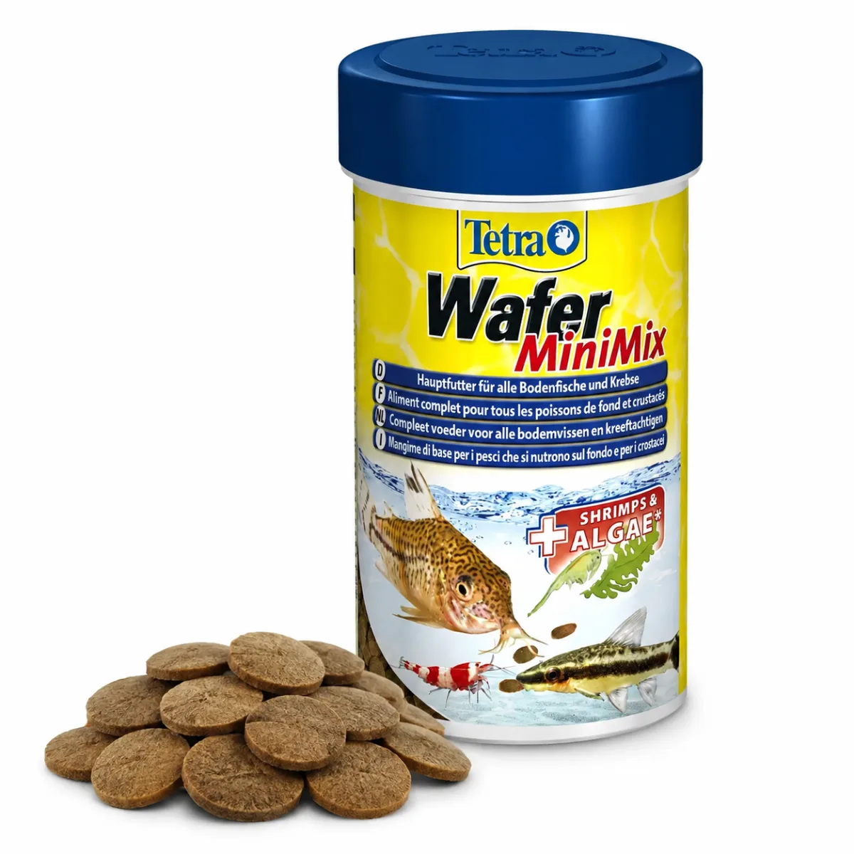 Корм Tetra Wafer Mini Mix для акваріумних донних риб у упаковці 100 мл