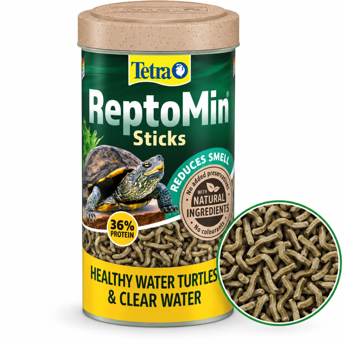 Сухий корм у формі паличок для водних черепах Tetra ReptoMin