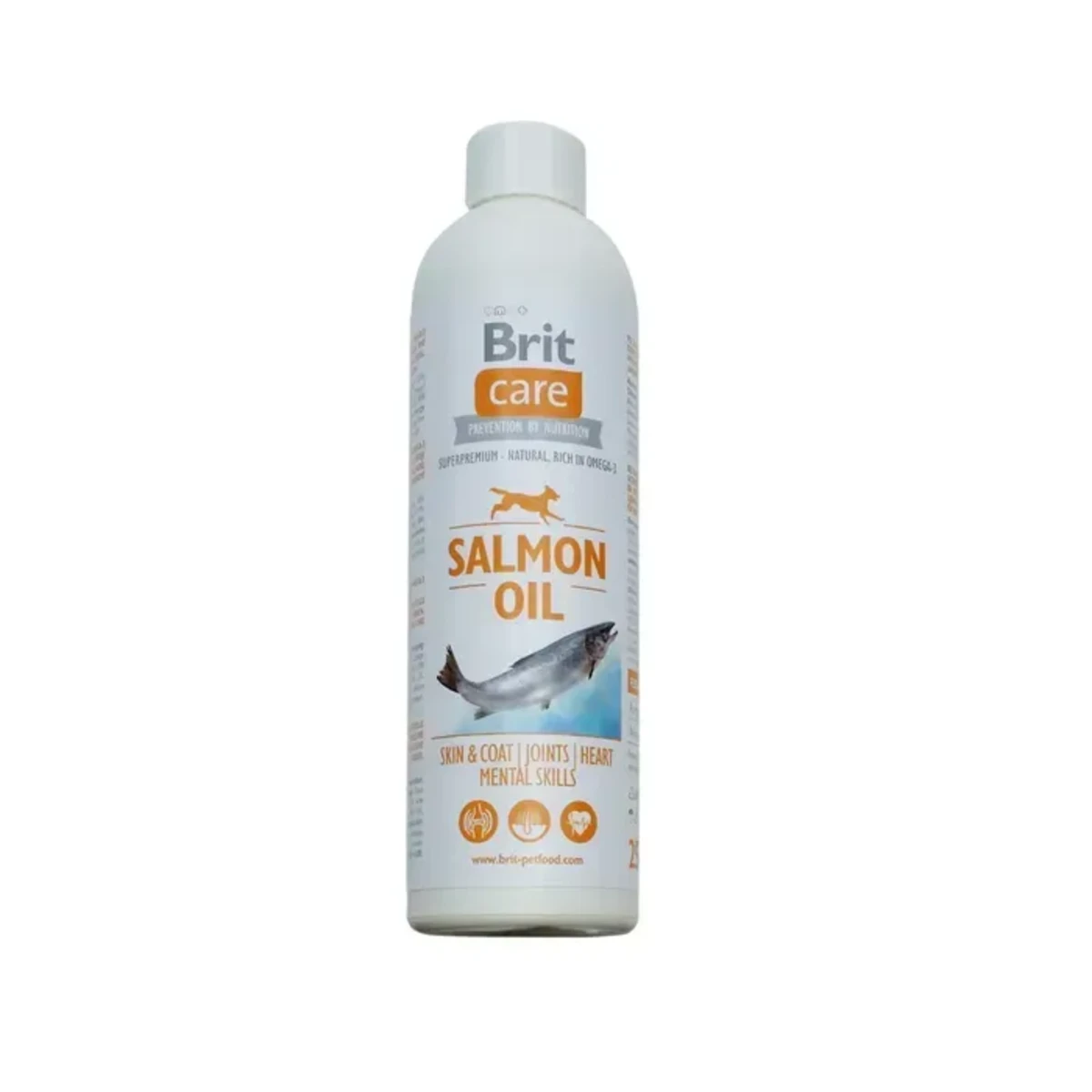 Лососева олія для собак усіх порід Brit Care Salmon Oil для покращення стану шкіри та шерсті — зображення 1