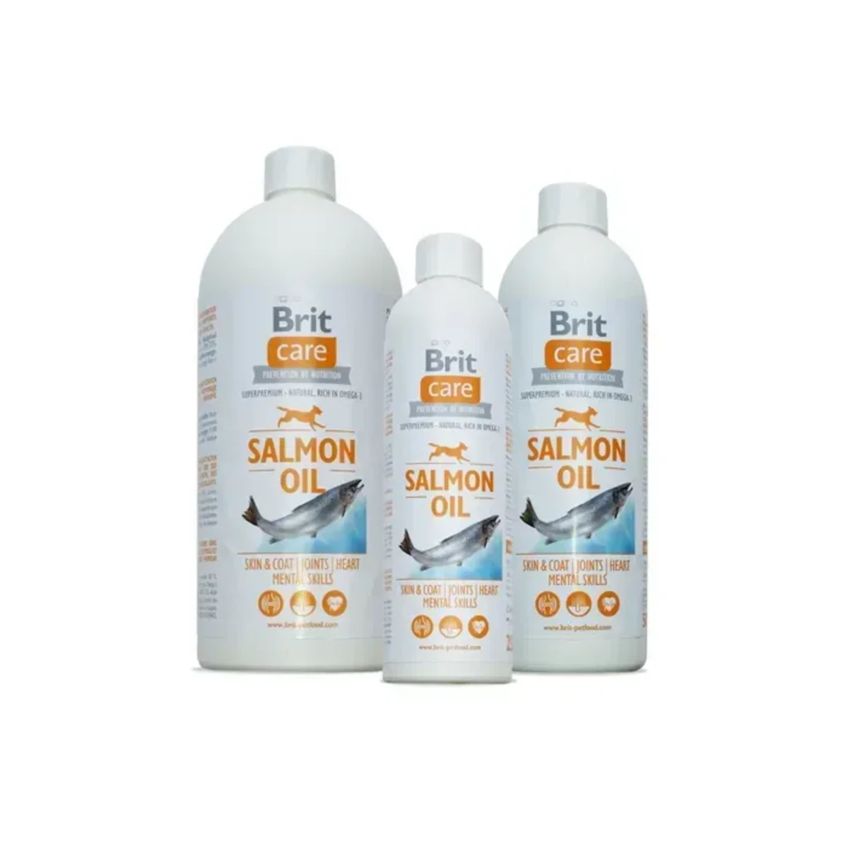 Лососева олія для собак усіх порід Brit Care Salmon Oil для покращення стану шкіри та шерсті