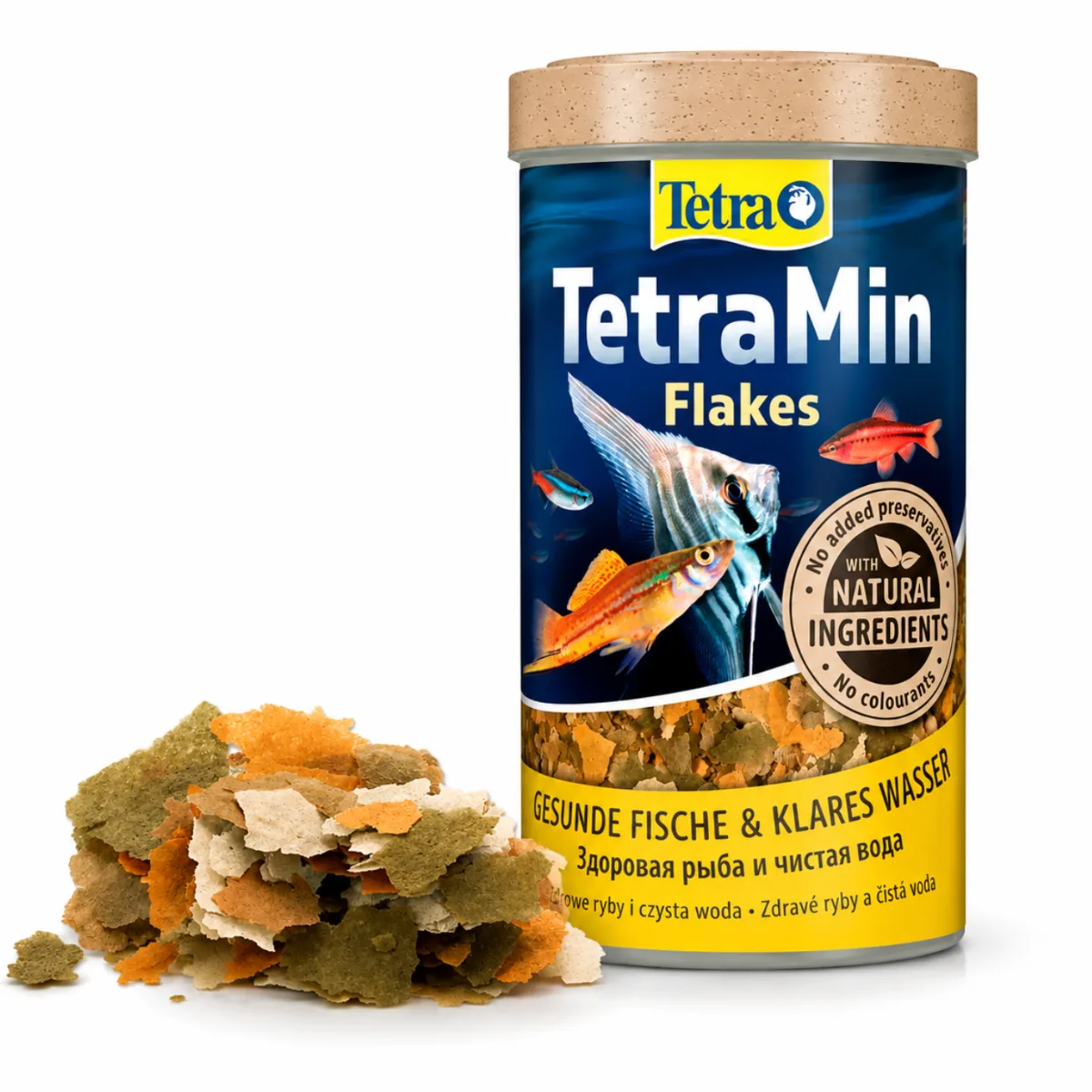 Корм Tetra Min Flakes для акваріумних рибок пластівці 100 г/500 мл