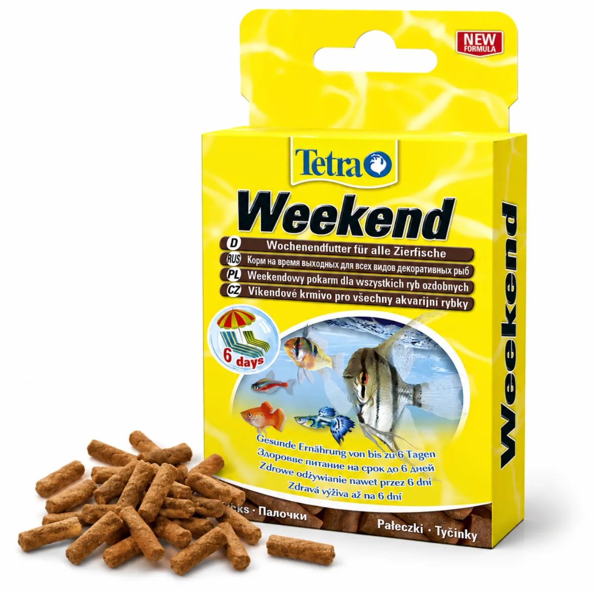 Корм Tetra Weekend для акваріумних рибок на період тривалої відсутності палички 20 шт