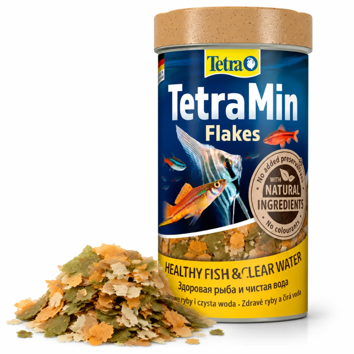 Корм Tetra Min Flakes для тропічних акваріумних рибок у пластівцях 250 мл