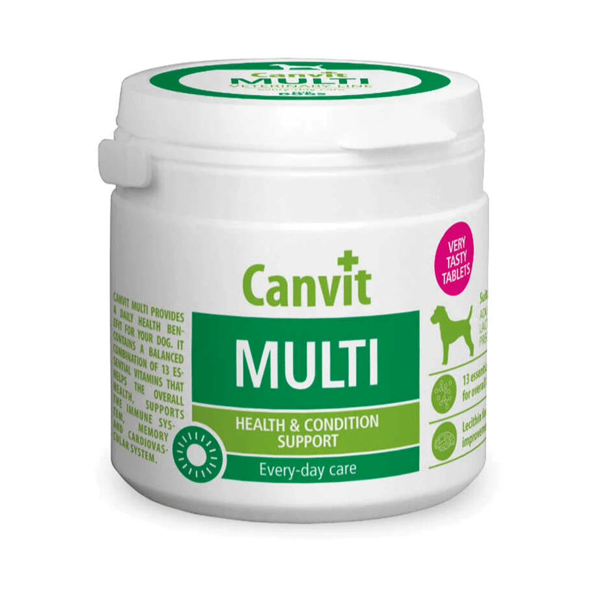 Вітаміни для собак Canvit Multi для щоденної підтримки здоров’я та імунітету — зображення 1