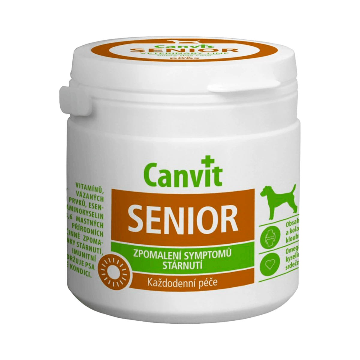 Canvit (Канвіт) Senior - Вітамінізована кормова добавка для літніх собак 100 г — зображення 1