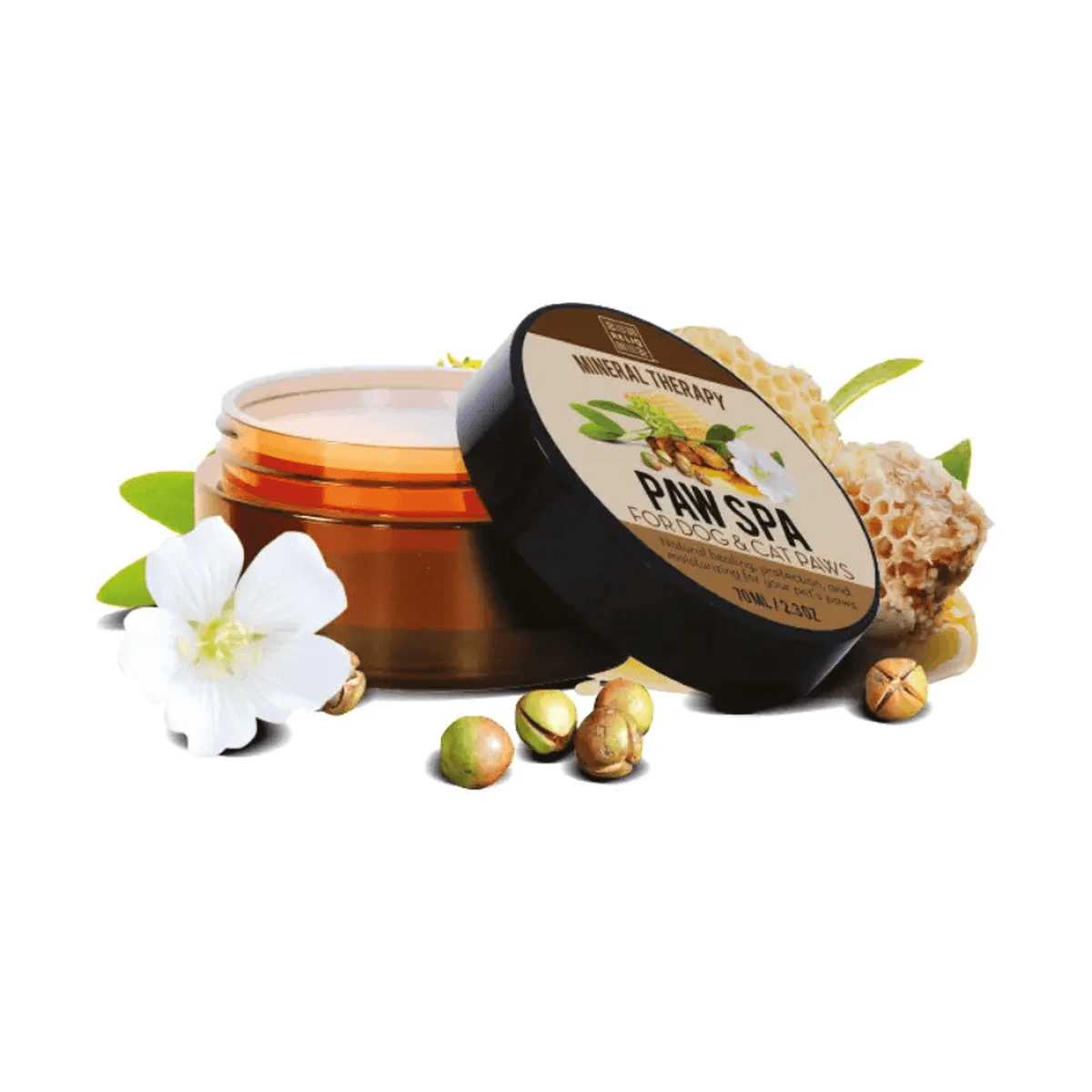 Зволожувальний крем для лап собак і котів Reliq Paw Spa для захисту та живлення шкіри, 70 мл