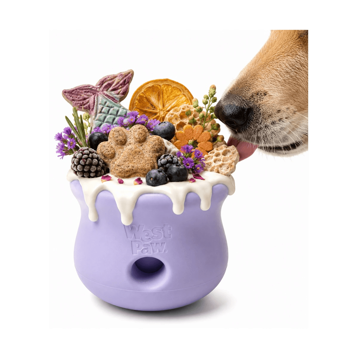Іграшка-диспенсер для ласощів для собак West Paw Toppl Treat Toy — зображення 1