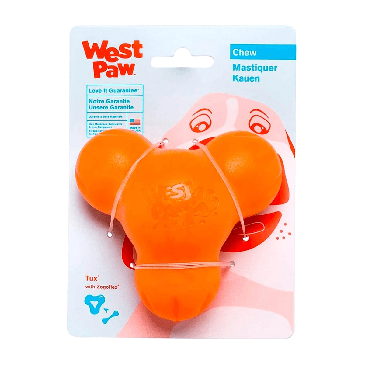 Іграшка-диспенсер для ласощів для собак West Paw Tux Treat Toy — зображення 1