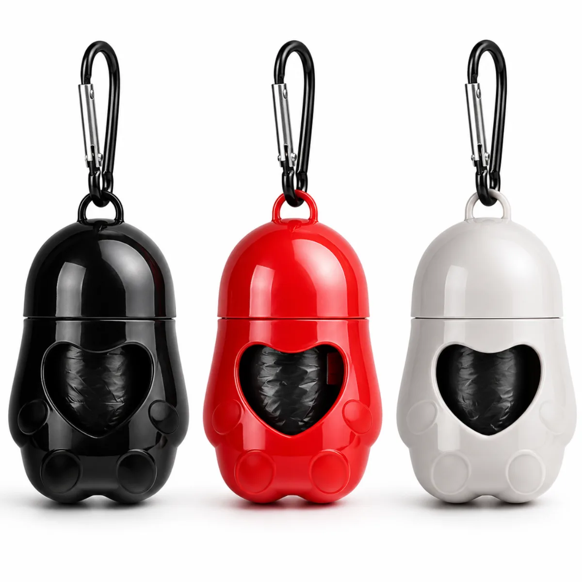 Диспенсер-брелок із пакетами для прибирання за собаками Flamingo Bag Holder Legga Paw