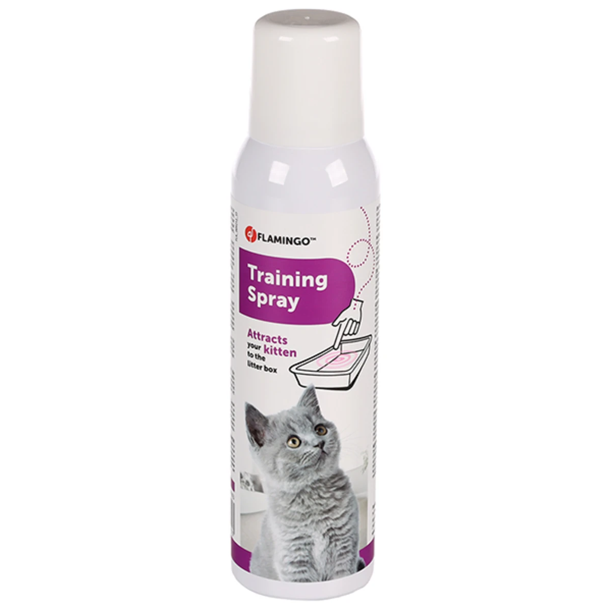 Спрей Flamingo Kitten Training для привчання кошенят до туалету