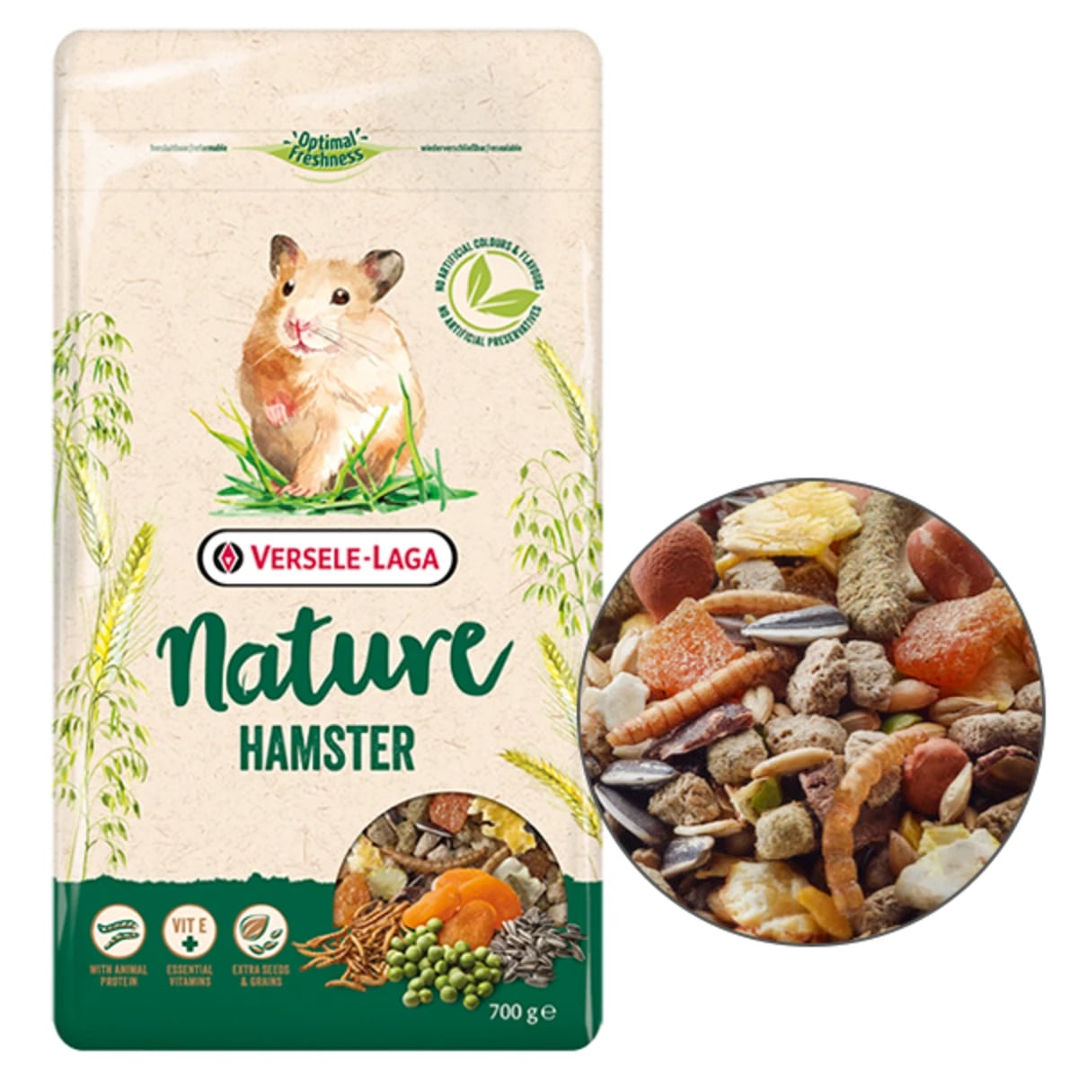Сухий суперпреміум корм для хом’яків Versele-Laga Nature Hamster
