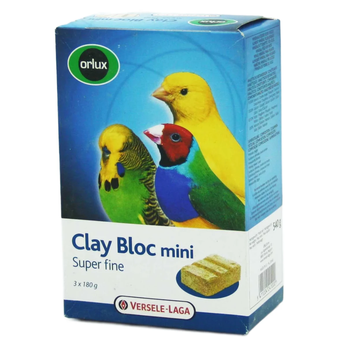 Мінеральний блок Versele-Laga Orlux Clay Bloc Mini для малих птахів