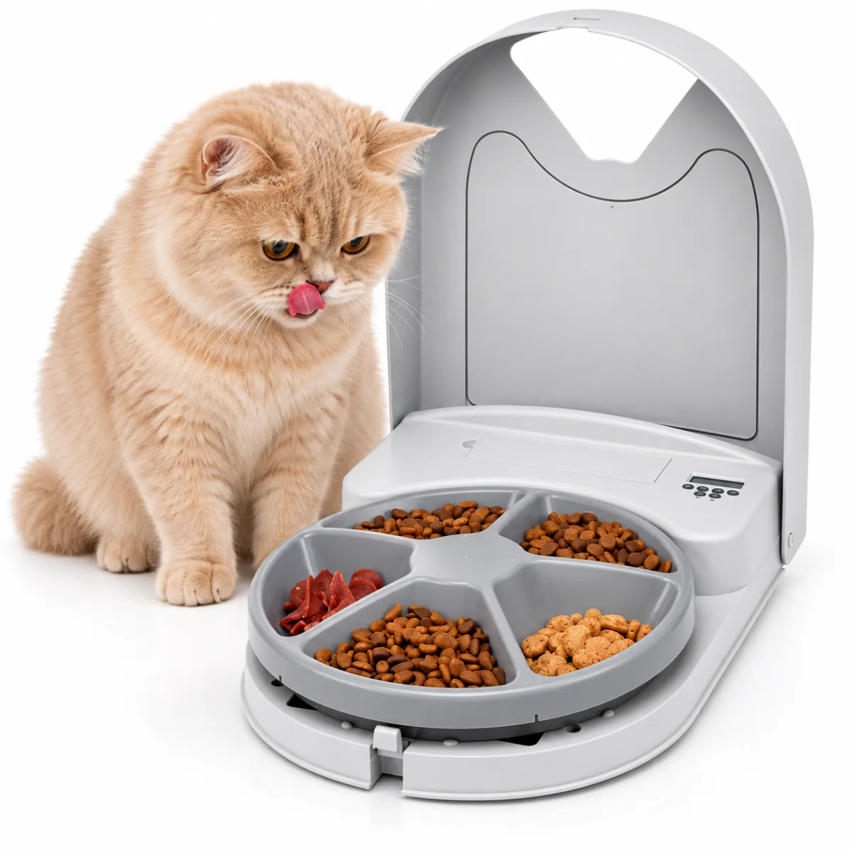 Автоматична годівниця з таймером на 5 порцій для котів і собак PetSafe Eatwell 5 Meal Pet Feeder