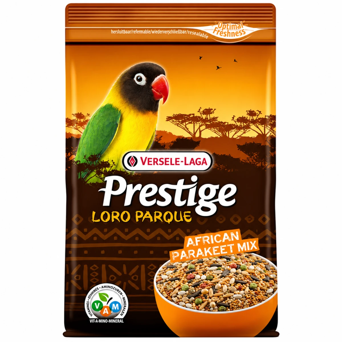 Versele-Laga Prestige Loro Parque African Parakeet Mix повнораціонний корм для карликових видів африканських папуг