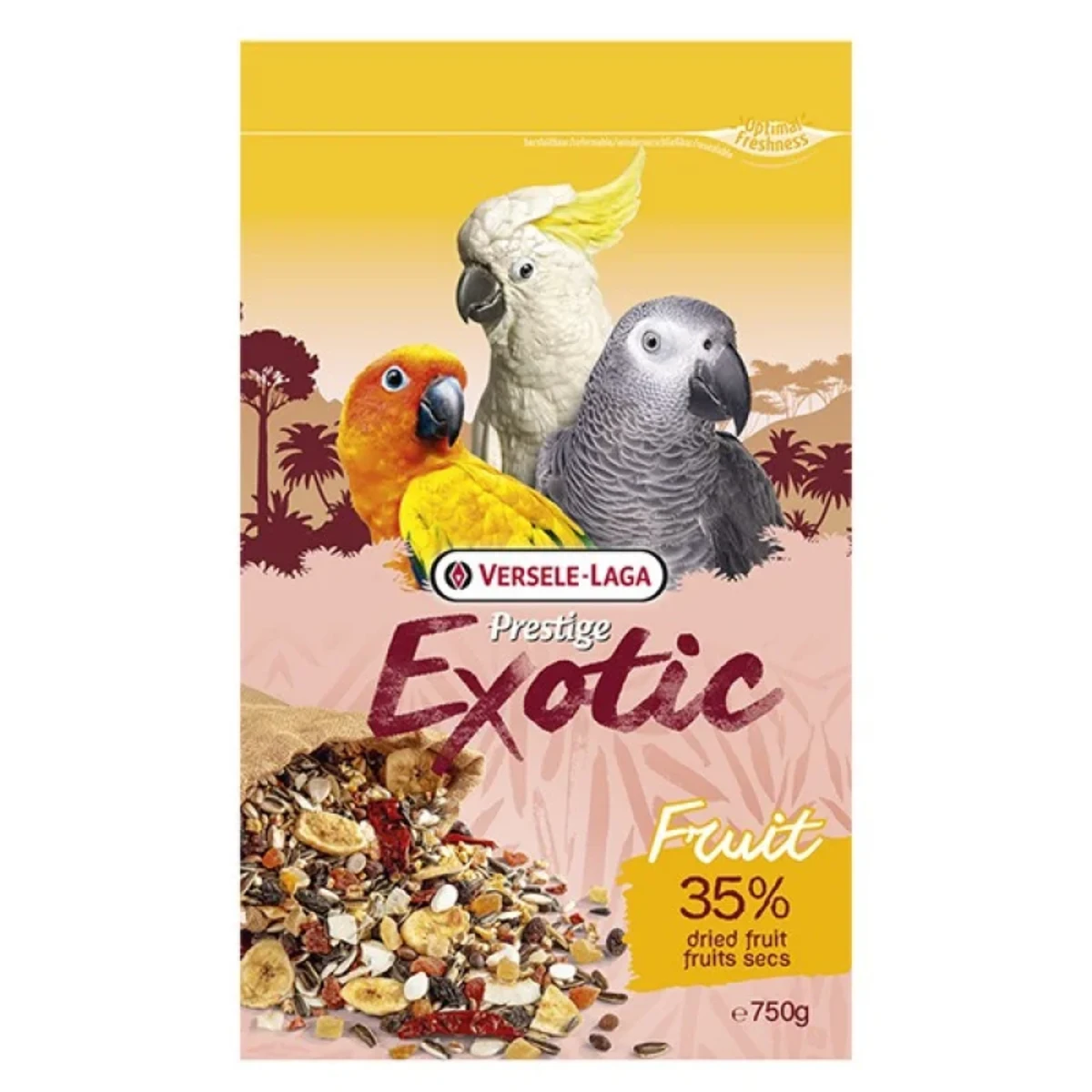 Versele-Laga Prestige Premium Parrots Exotic Fruit ласощі для великих та середніх папуг