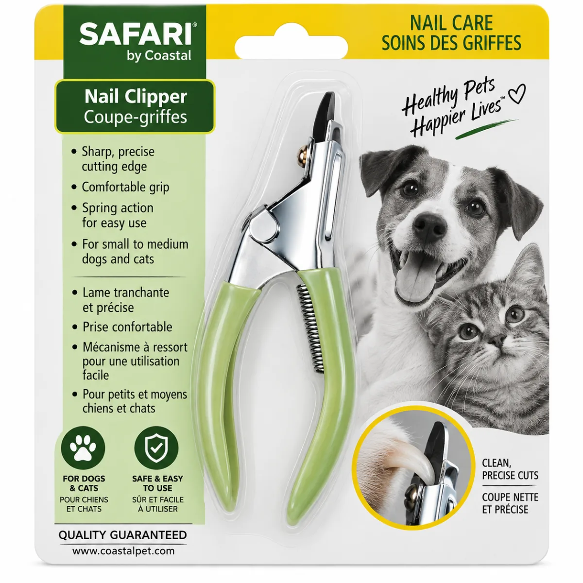 Safari Guillotine Nail Trimmer Small для котів і собак малих порід