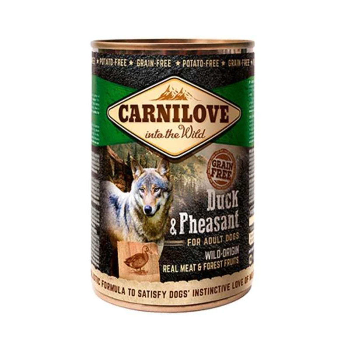 Корм вологий Carnilove Dog k консерви для собак з качкою та фазаном