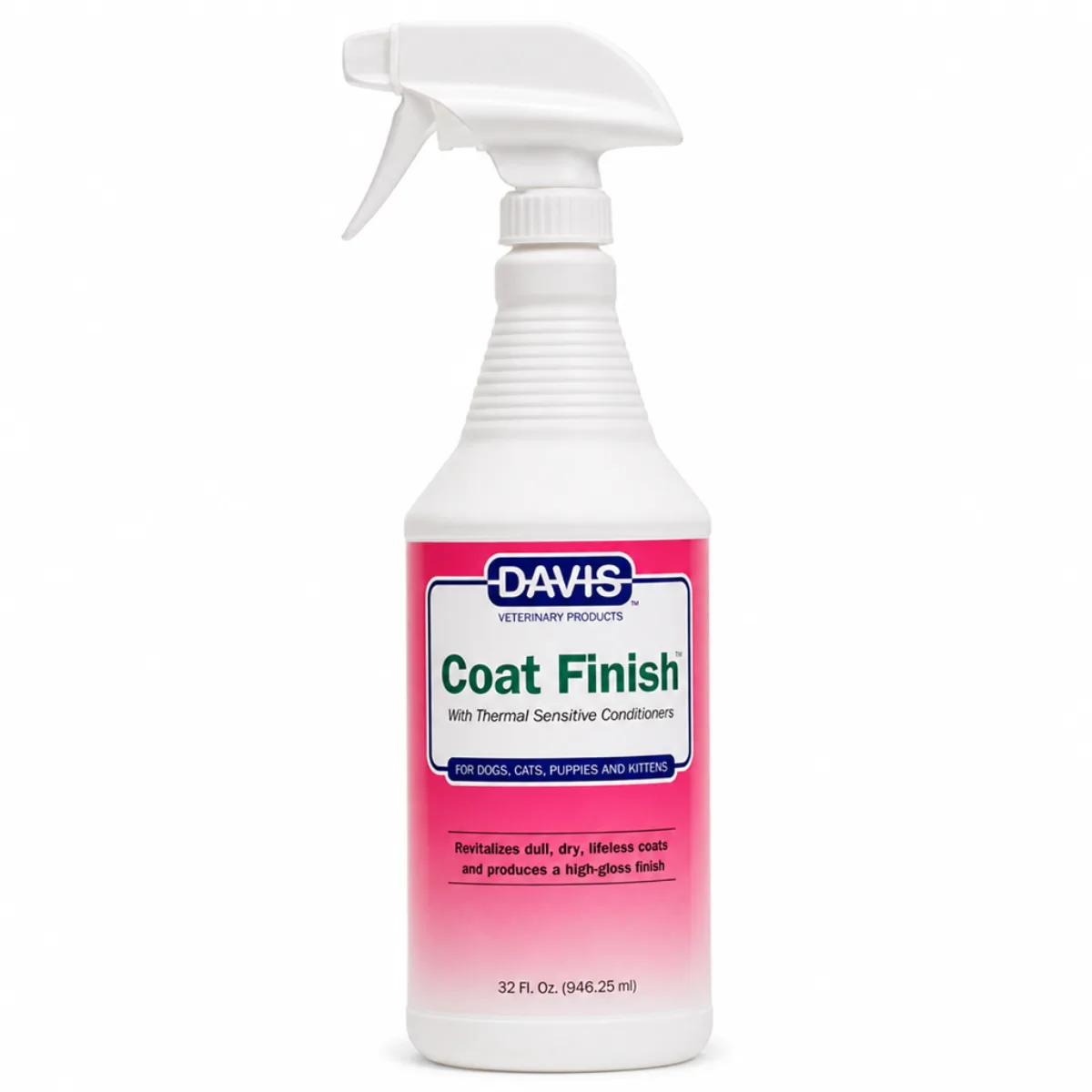 Професійний спрей для відновлення шерсті собак і котів Davis Coat Finish