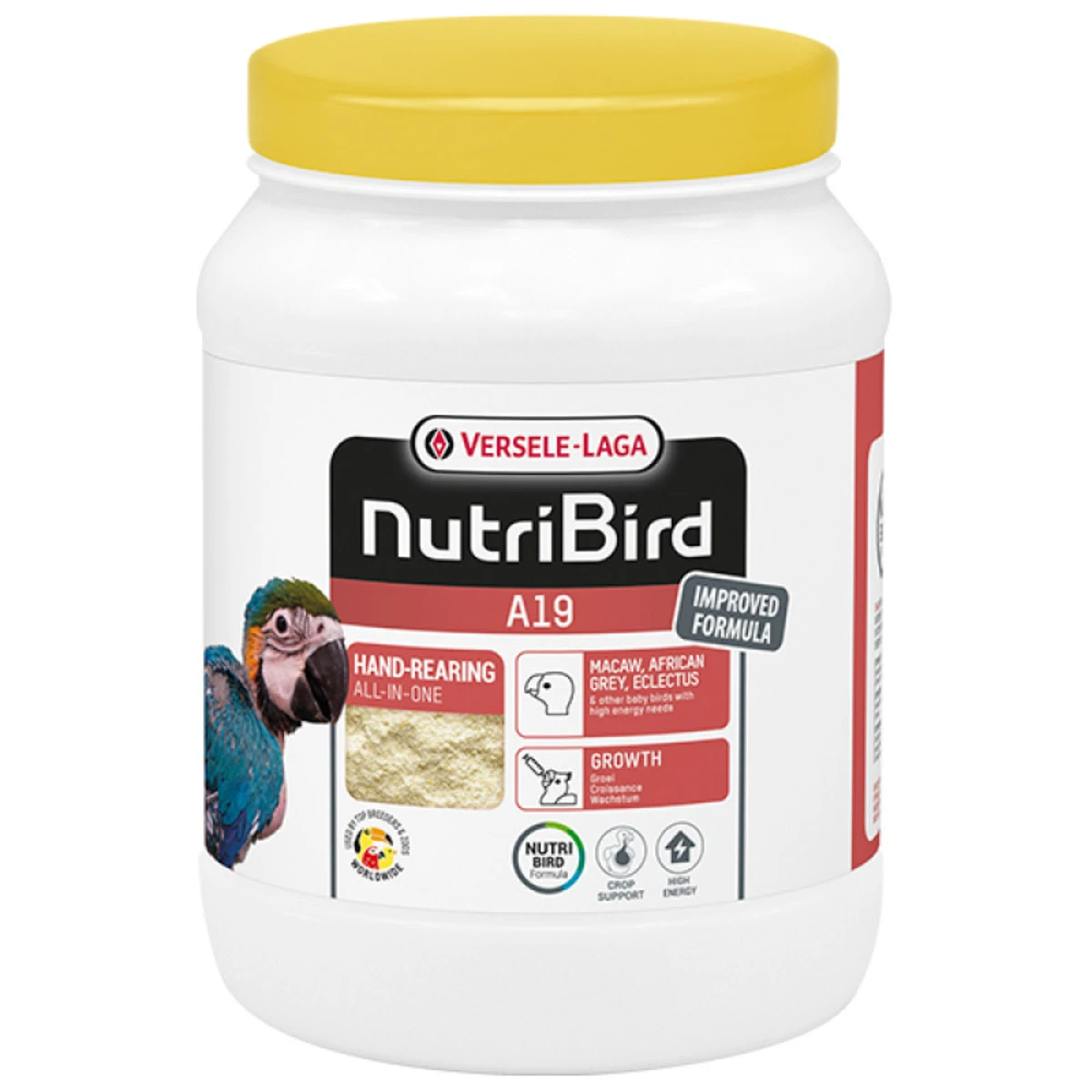 Versele-Laga NutriBird A19 молоко для пташенят великих папуг