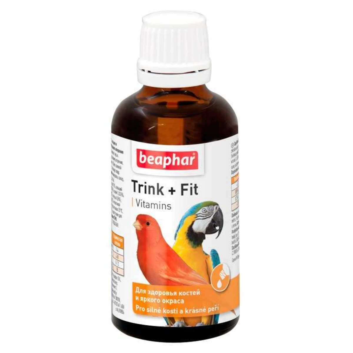Вітаміни Beaphar Trink+Fit Birds для здоров'я птахів
