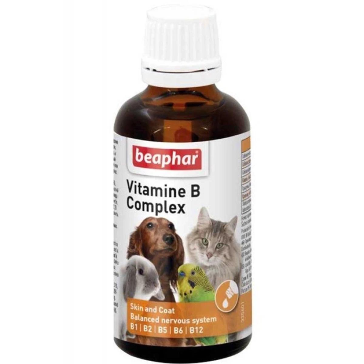 Вітамінний комплекс Beaphar Vitamine B для котів, собак, птахів