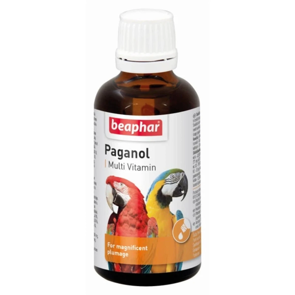 Вітаміни Beaphar Paganol Multi Vitamin для зміцнення оперення папуг