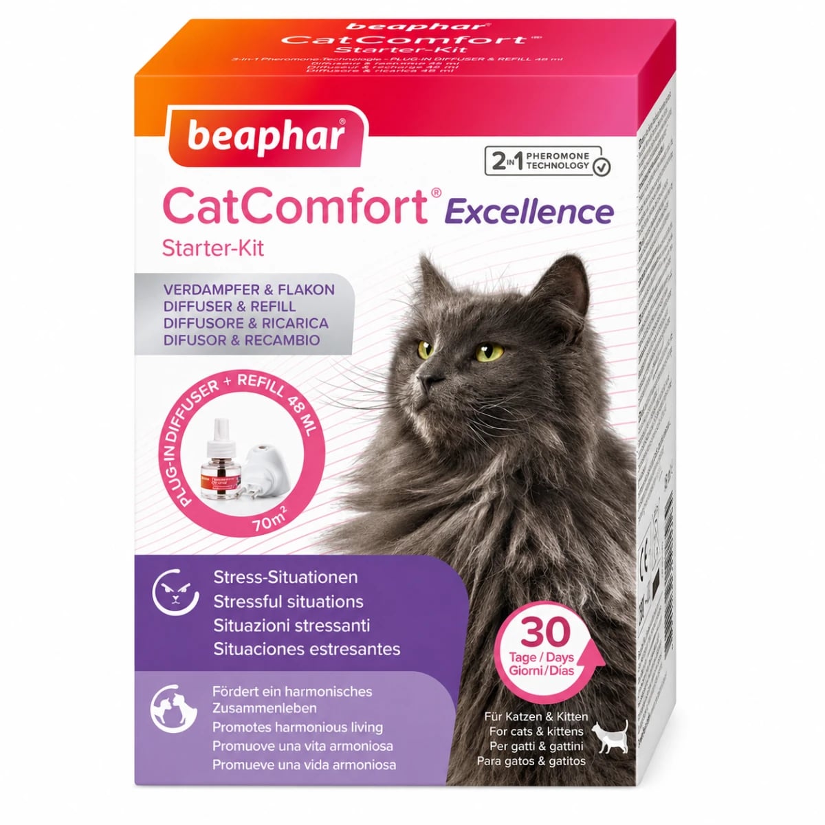 Beaphar Excellence заспокійливий дифузор з феромонами для котів